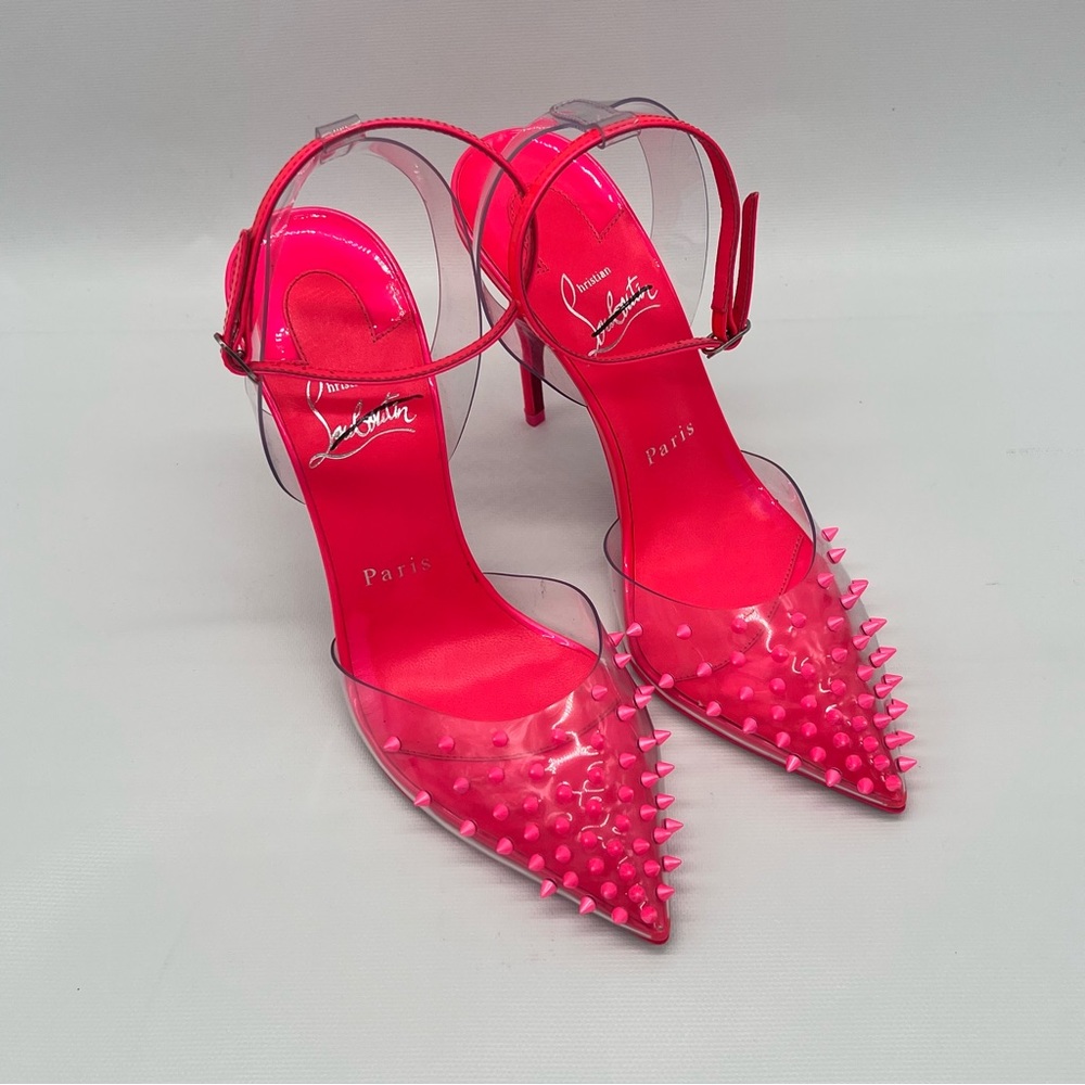 HRISTIAN LOUBOUTIN
PVC Specchio Spikoo 100 Pumps 37 Version Fluo Pink 2023 model